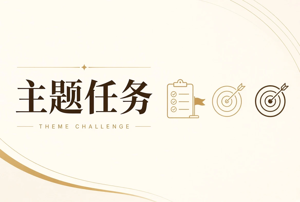 每日大赛主题课任务与创意表达